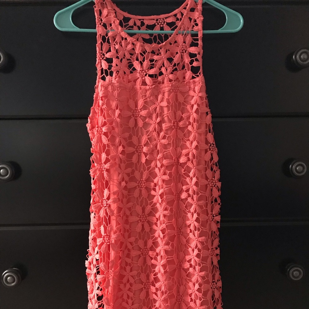 Hollister Pink Flower Dress